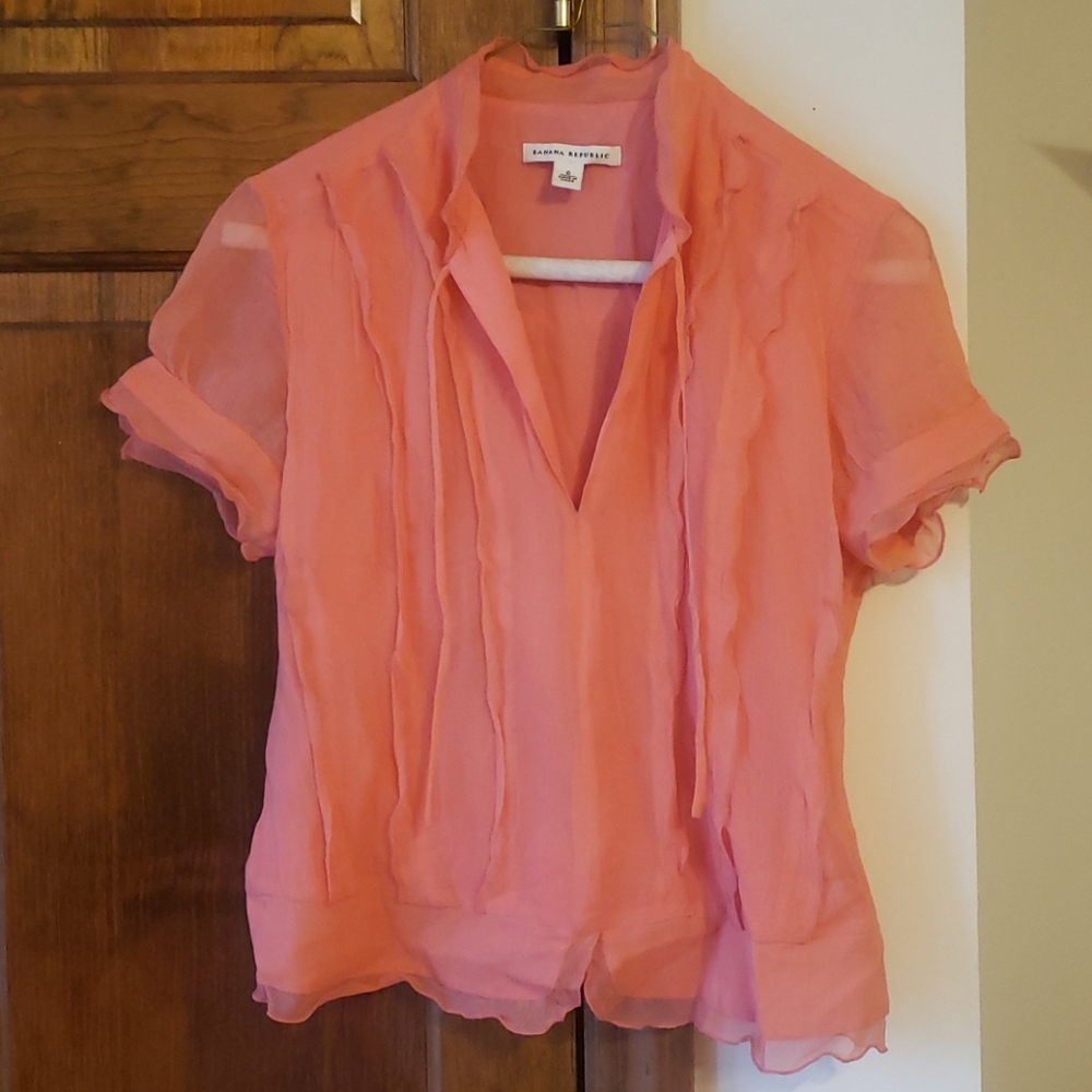 Banana Republic shear blouse